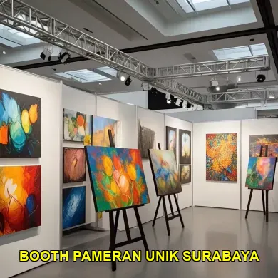 booth pameran unik surabaya